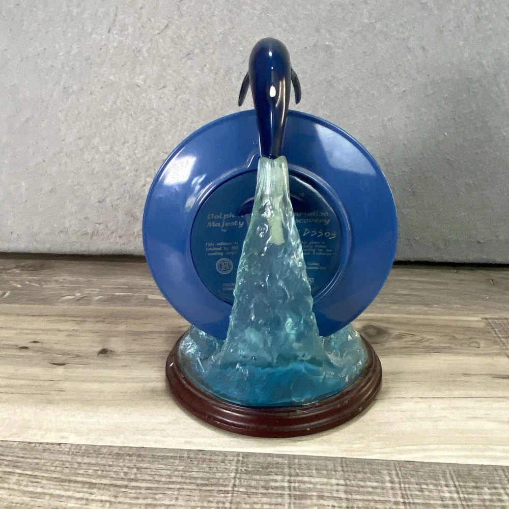 Bradford Exchange Paradise Discovery Dolphin Majesty 1st Issue Collector's Plate